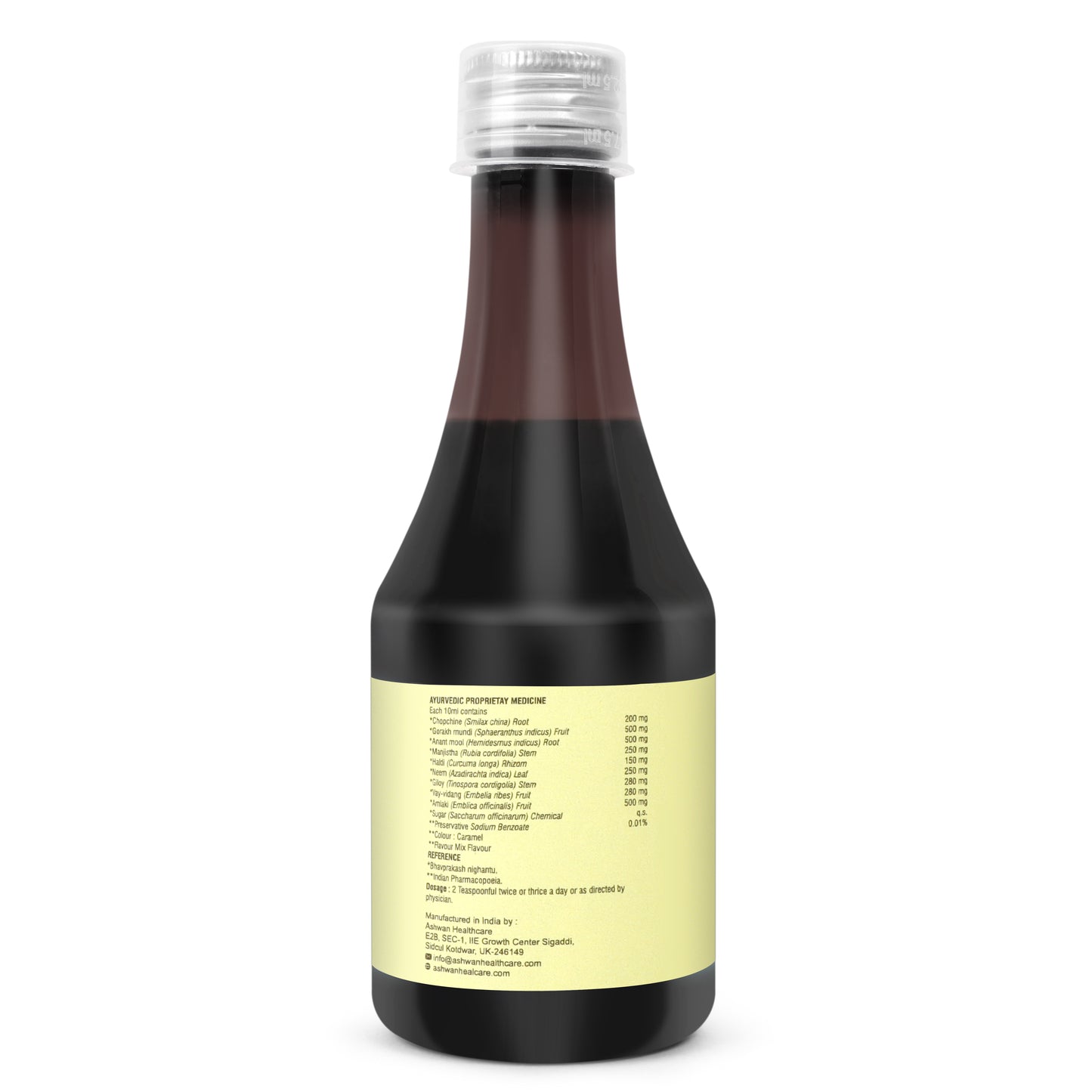 Skinorakshak (Rakt shodhak syrup)
